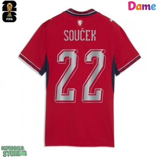 Tjekkiet Tomas Soucek #22 Replika Hjemmebanetrøje Dame VM 2026 Kortærmet